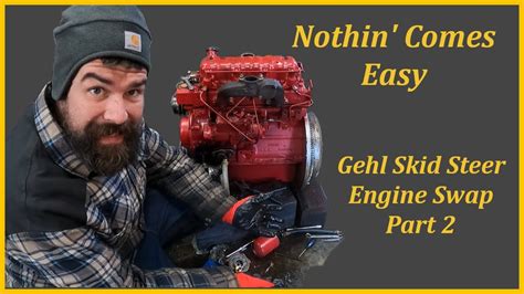 gehl skid steer engine swap|who makes gehl skid steers.